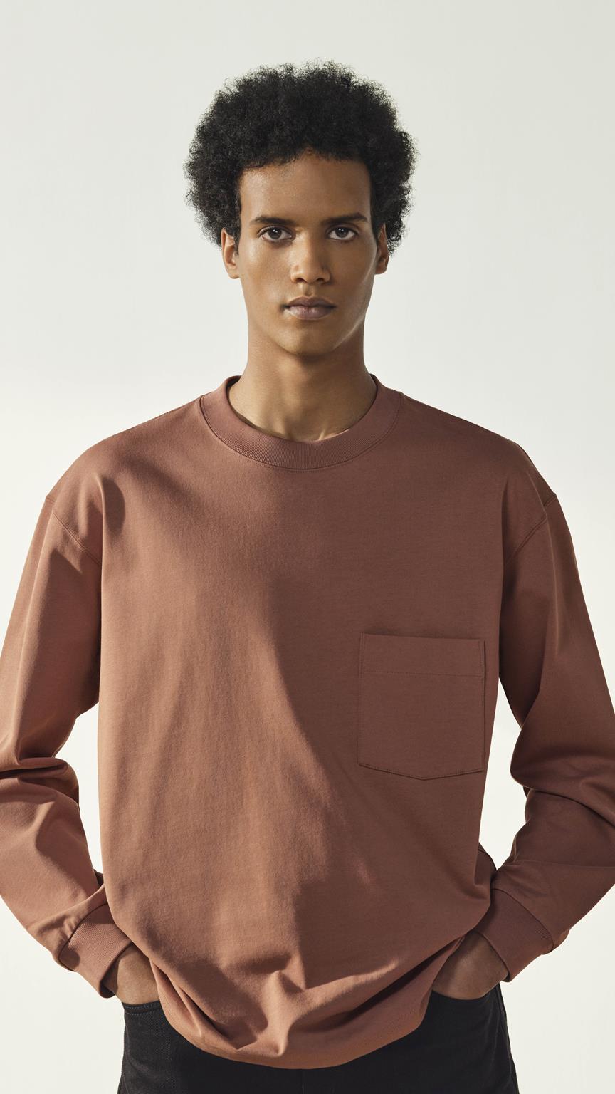 uniqlo orange jumper