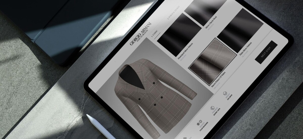 Giorgio Armani Made To Measure configurator_Courtesy of Giorgio Armani