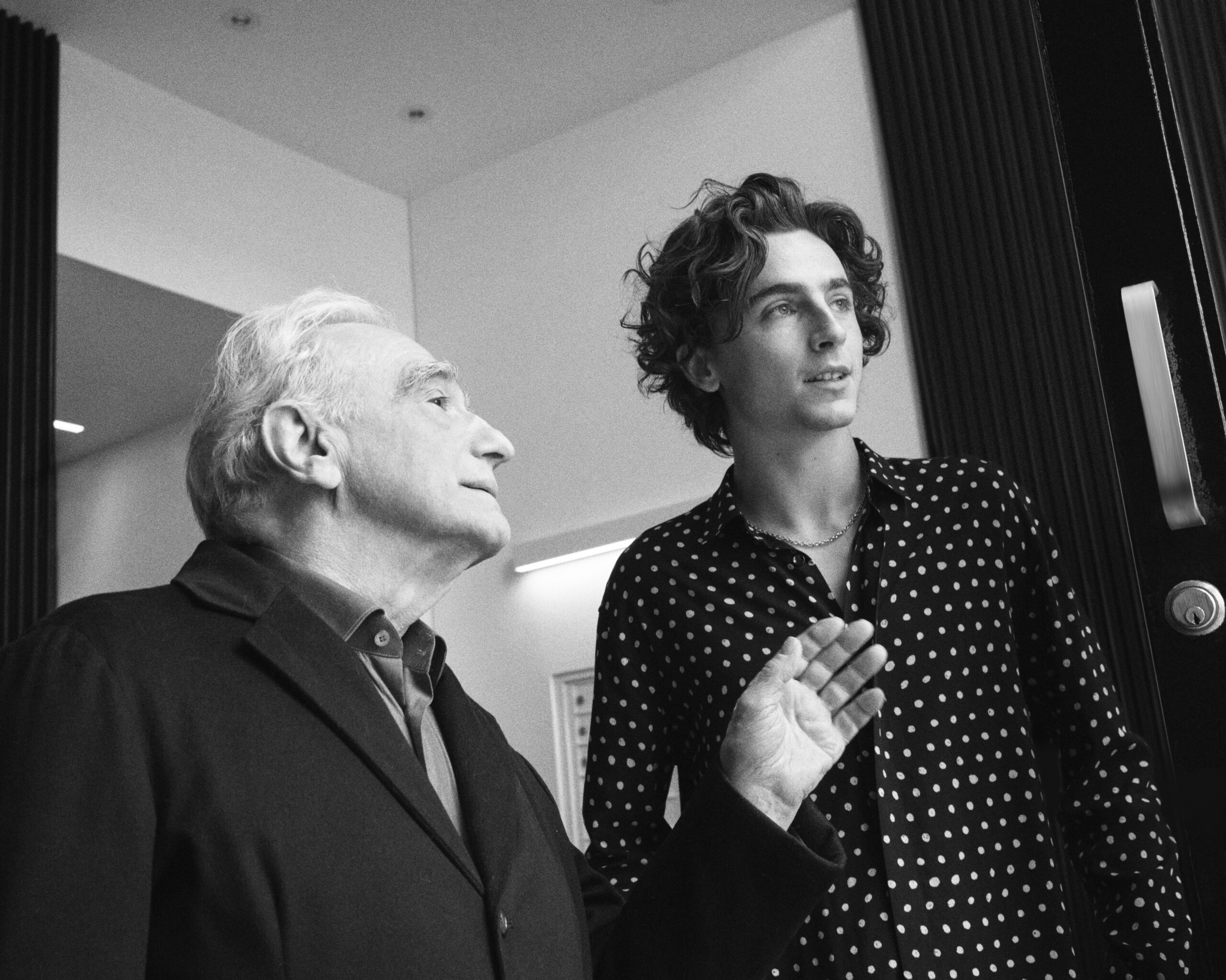 timothee chalamet bleu de chanel martin scorsese 