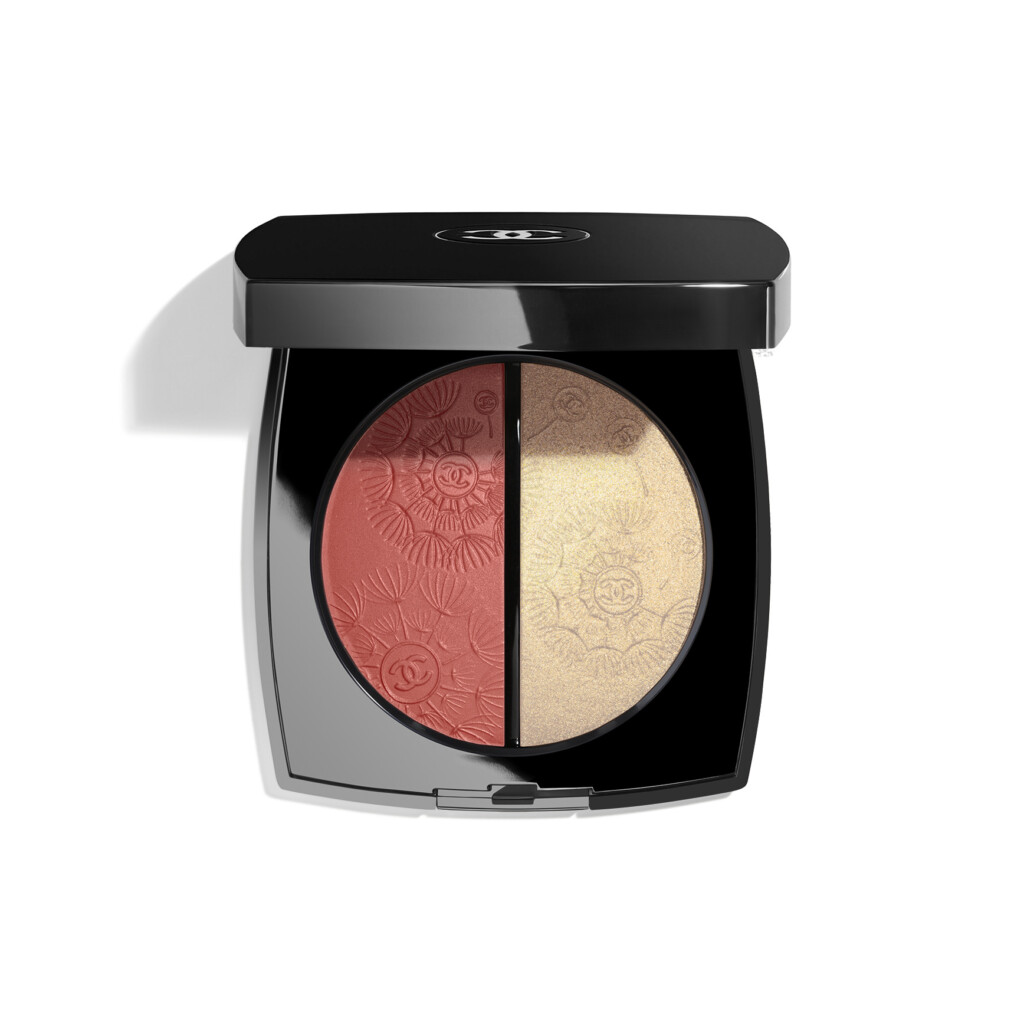 CHANEL EXCLUSIVE CREATION TEINT DUO BLUSH ET ENLUMINEUR GOLD AND PEACH