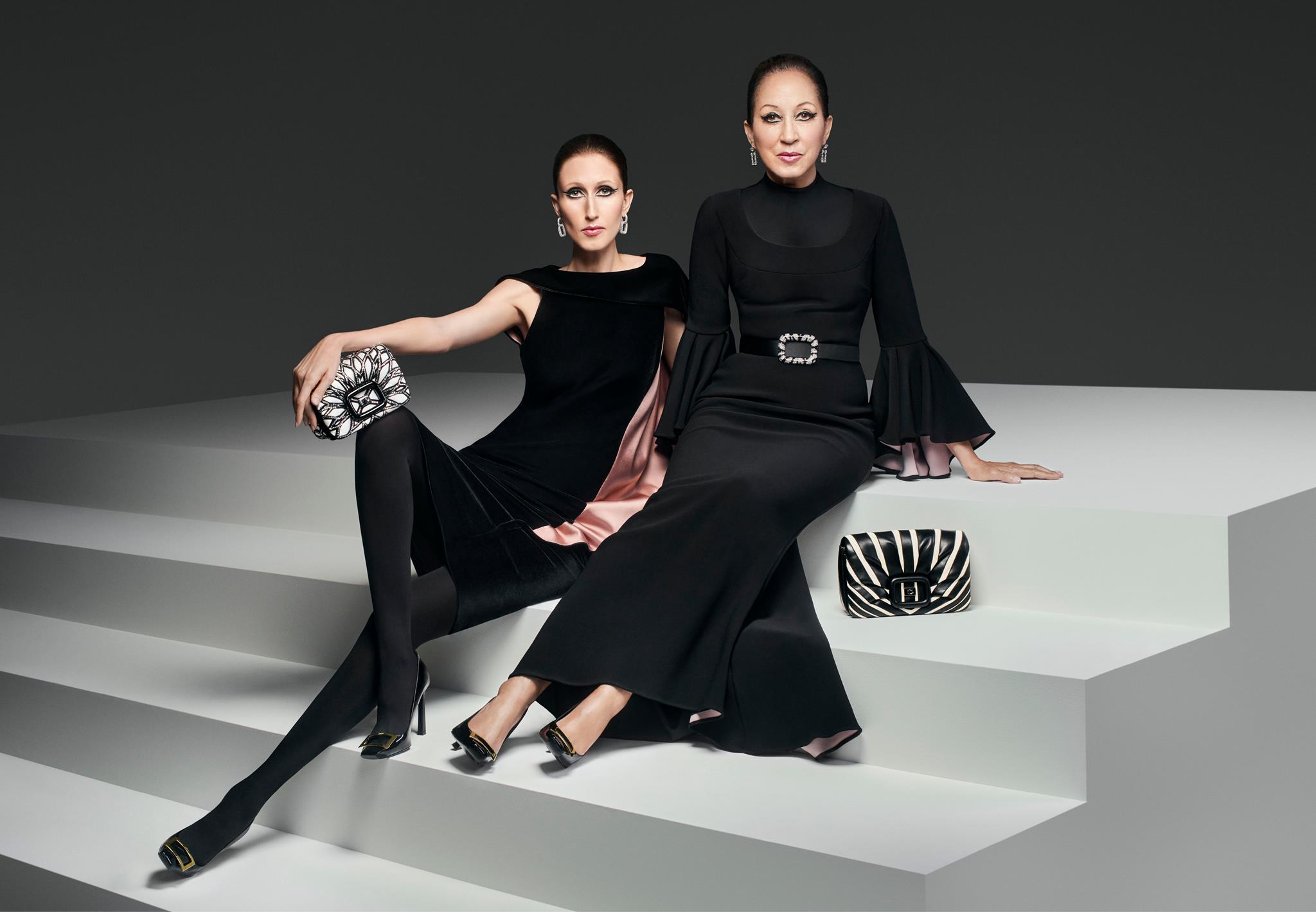 anna cleveland pat cleveland campagna pubblicitaria roger vivier foto 