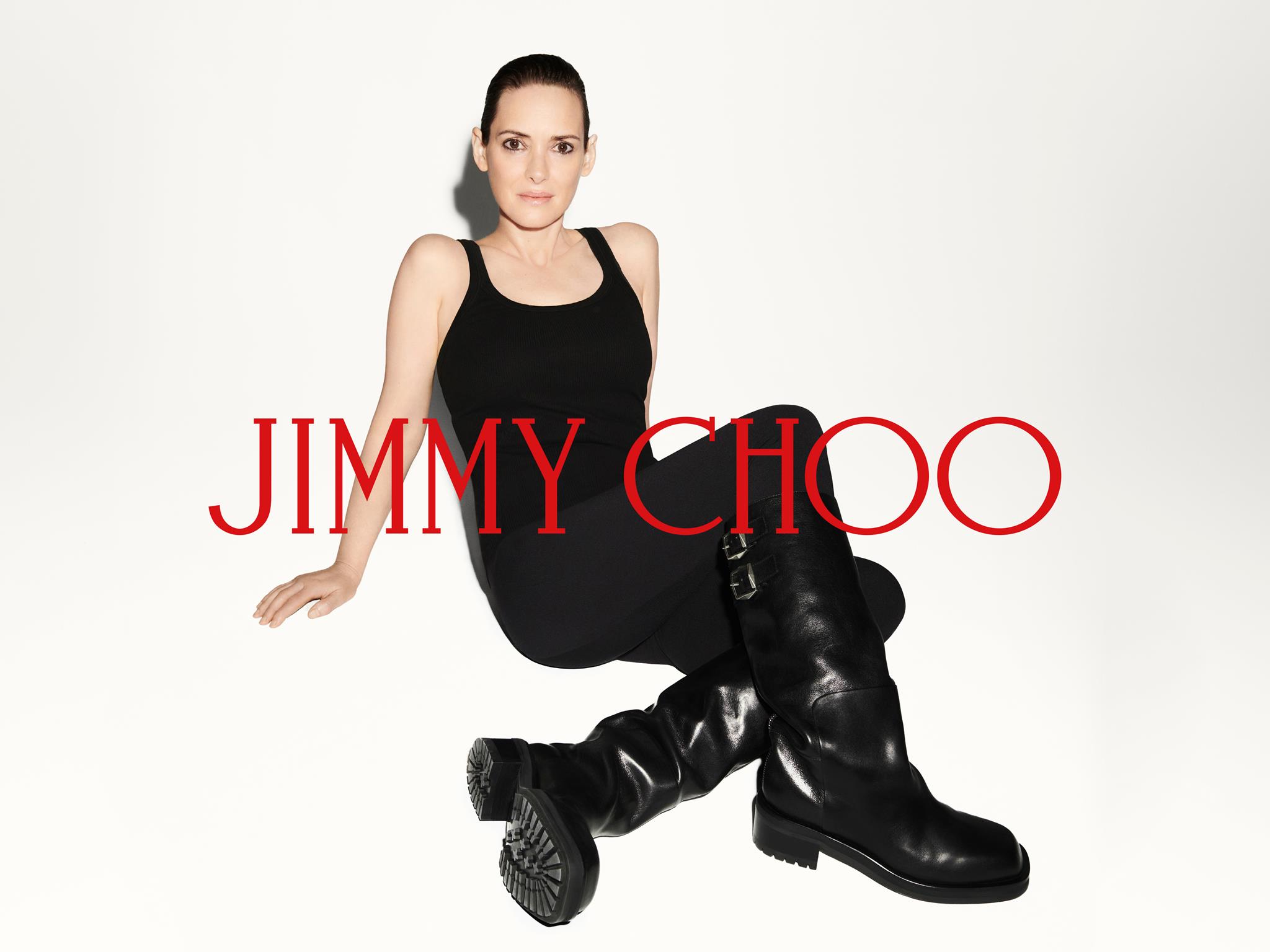 winona ryder protagonista campagna jimmy choo foto (1)