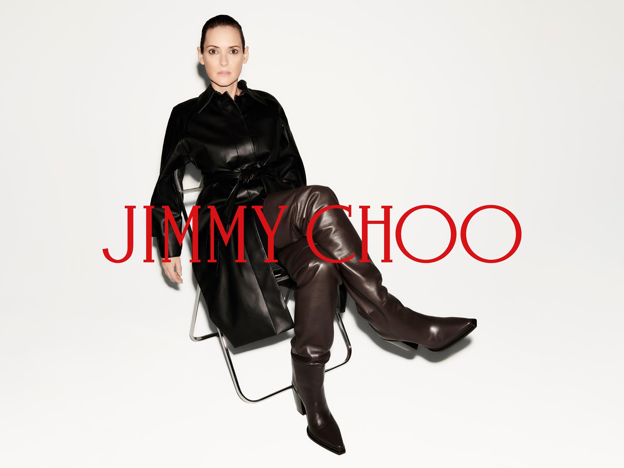 winona ryder protagonista campagna jimmy choo foto (1)