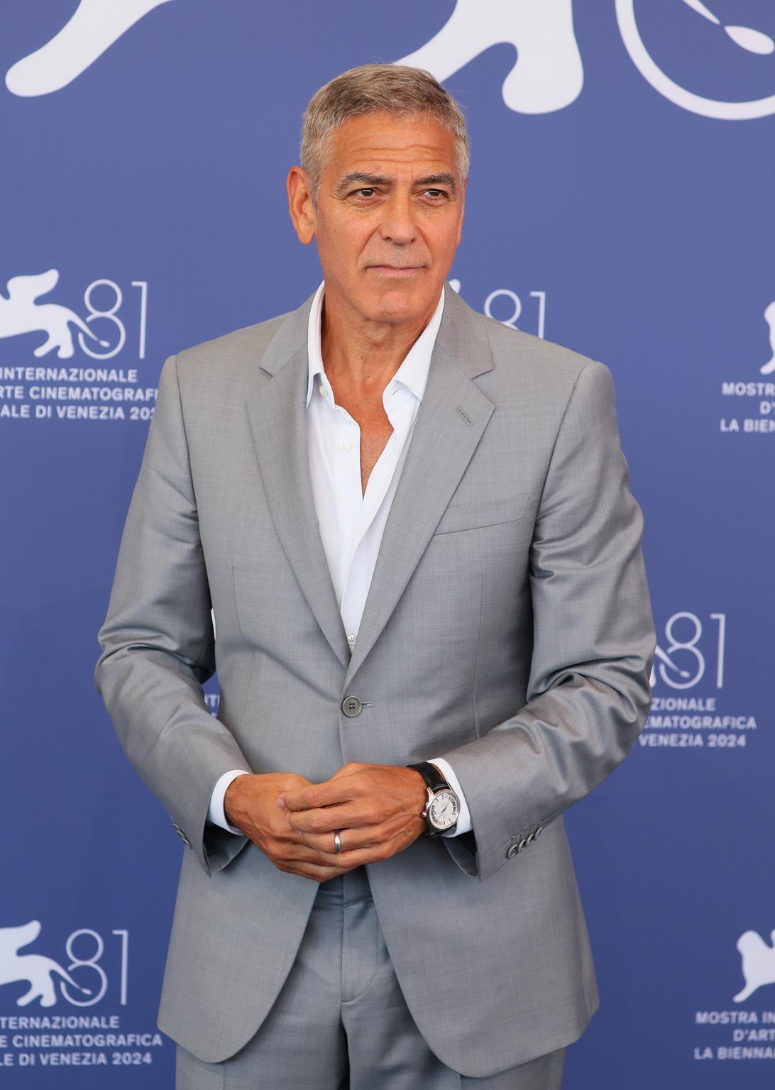 george clooney orologio omega festival del cinema di venezia red carpet