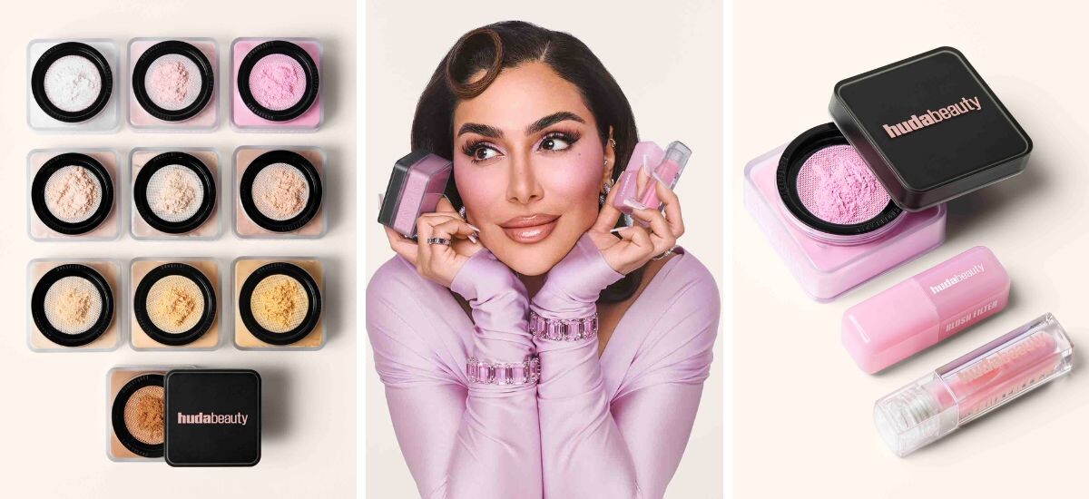 huda beauty presenta ube collection make-up lilla elettrico