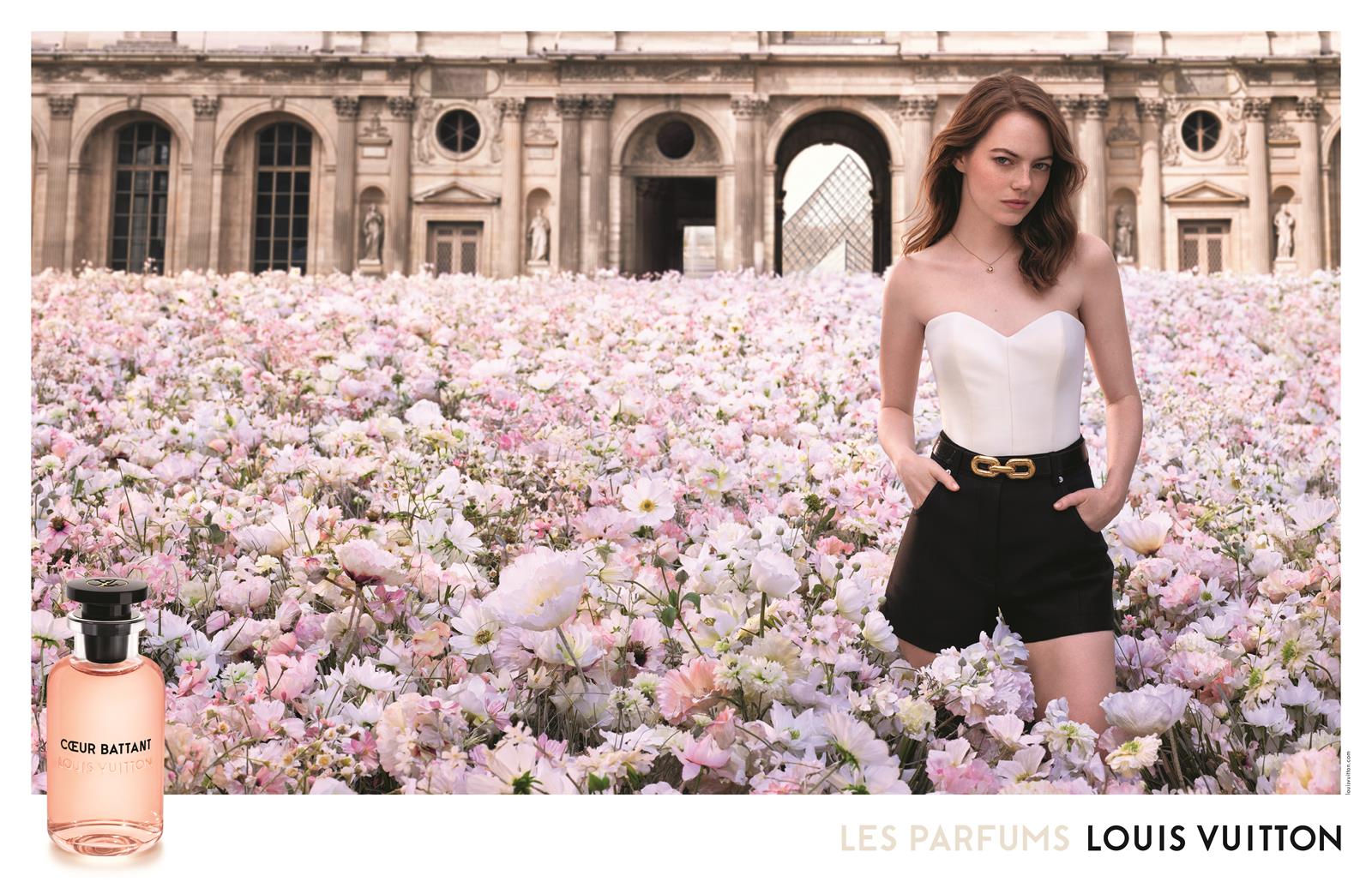 Louis Vuitton: Emma Stone volto di Cœur Battant il nuovo profumo della  Maison - Fashion Times